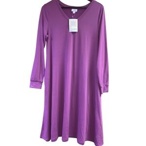 LuLaRoe New Emily Magenta Dress Woman’s size small